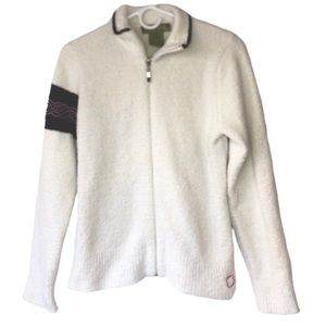 Julep Lounge Kashwere Zip Up Sweater Sweatshirt Woman's Size Medium